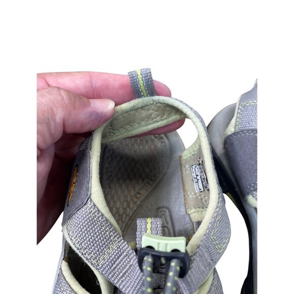 Keen Womens Gray Green waterproof Water Hiking Sandals Size 6.5  SKU 8998 - Picture 12 of 16